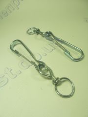 Карабин 9см с коловоротом 7см Карабин 9см с коловоротом 7см