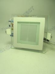 Светодиодный светильник квадрат стекло LED 6W 6400K Maria-6 HOROZ