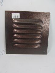 Решетка вентиляционная металическая коричневая 175*175мм