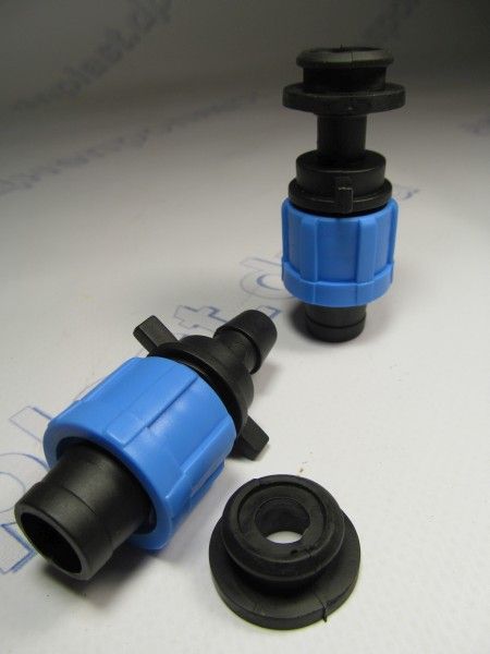 Фитинг стартовый с резинкой для ленты (капельный полив)