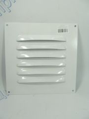 Решетка вентиляционная металическая белая 175*175мм