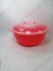 Миска Ягодка с крышкой 6л