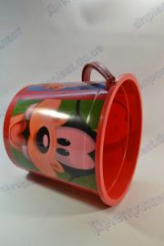 Ведро пластмасовое 7л. п\п с рисунком