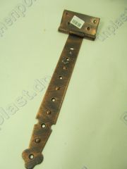 Петля Стрела (узор) 300мм медь,черная