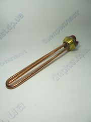 ТЭН 1,5кВт,гайка латунь 1 1/4 + терморкгулятор