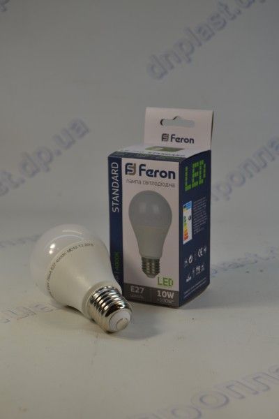 Светодиодная лампочка LB-710/ А60/ 10W/ 230V/ 900Lm/ Е-27/4000К белый (FERON)
