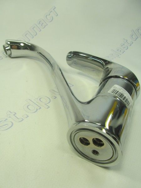 Смеситель  Q-TAP MARS CRM -004-кухня литая с поворотным гусаком (катридж-40мм)