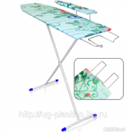Доска гладильная с подставкой для утюга +подрукавник 110*30см (16930ZR) (861020)