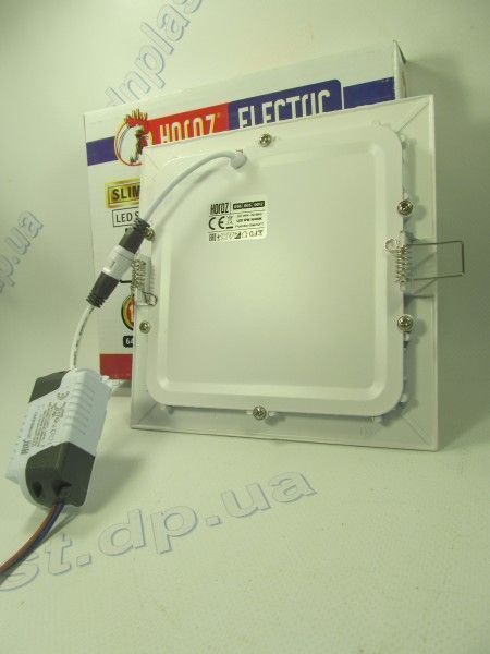 Светодиодный светильник квадрат LED 12W 6400K Slim\sg-12 HOROZ