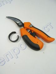 Секатор метал. d до 15мм, для цветов, овощей (207)  ОАЗИС