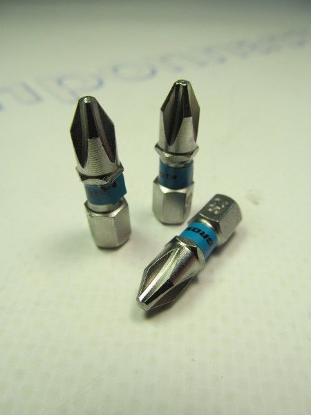 Насадки отверточные РH2*25мм сталь S2//GROSS