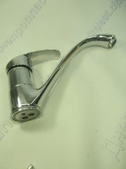 Смеситель  Q-TAP MARS CRM -004-кухня литая с поворотным гусаком (катридж-40мм)