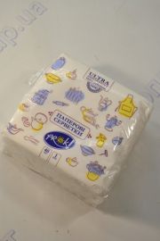 Салфетки столовые 40 шт в упаковке белые