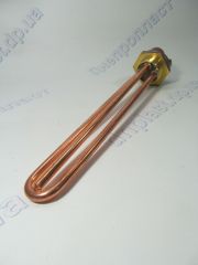 ТЭН 2кВт,гайка латунь 1 1/4 + терморкгулятор