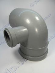 Колено комб. двухпл. 110/50*90 ЛЕВ