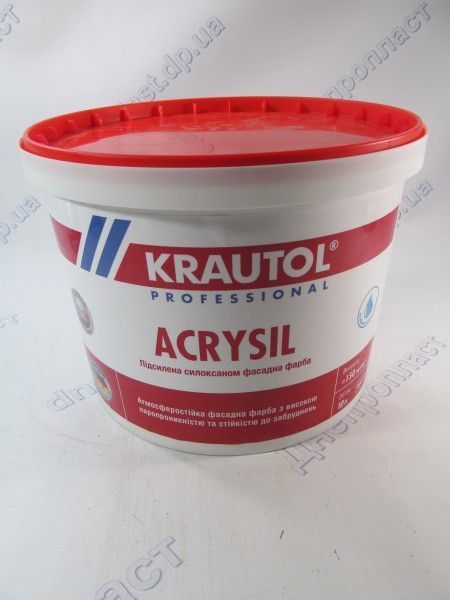 Краутол силикон-модифицированная фасадная краска Krautol Acrysil 10л