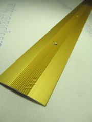 Порожек рифленый  50*4 золото 1,8 м
