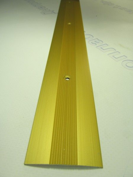 Порожек рифленый  50*4 золото 1,8 м