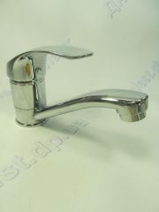 Смеситель  Q-TAP MARS CRM -002m-кухня с поворотным гусаком 15см(катридж-40мм)