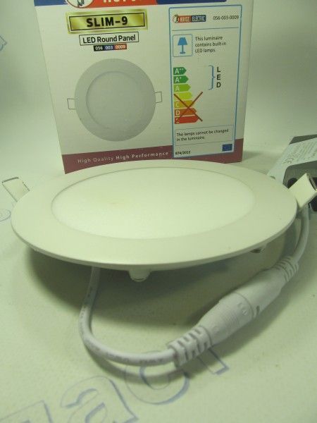 Светодиодный светильник круглый  LED 9W 6400K Slim--9 HOROZ