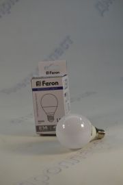 Светодиодная лампочка LB-380/ Р45 шар/ 4W/ 230V/ 340Lm/ Е-14/ 4000К (FERON)