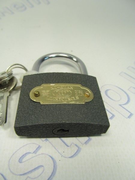 Замок навесной 50мм (серый)