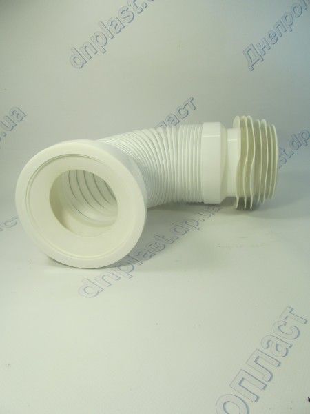 Гофра для унитаза 110 Ани с пружиной 270 - 500 мм