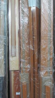 Коробка дверная ПВХ (80*32) каштан