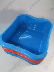 Миска пластик 6л цветная