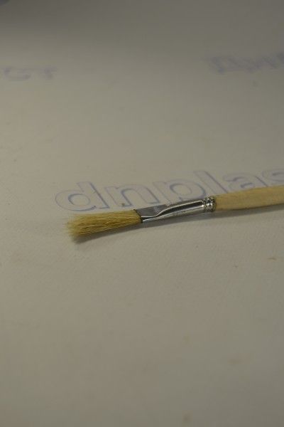 Кисть художественная плоская 8мм