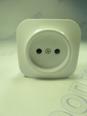 Розетка 1 наружная HOROZ