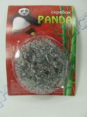 Скребок 1шт Панда спиральный на блистере