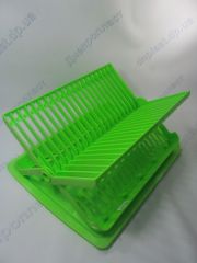 Сушка для посуды пластик розкладная 20 тарелок