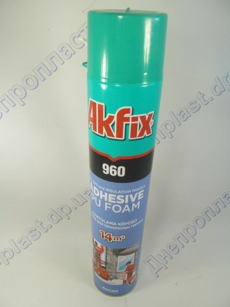 Клей стиропоровый (в балонах, ручная ) AKFIX MANTOLAMA 900мл