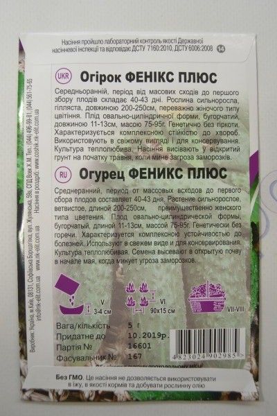 Фенікс Плюс огірок великий пакет  (НК)