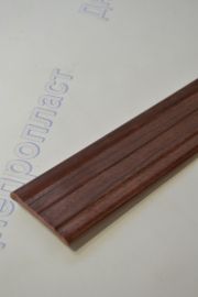 Наличник ПВХ (махагон) 65мм/ 2,2м
