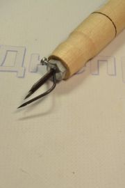 Шило 4 насадки, деревянная ручка