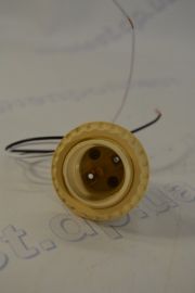 Патрон пластик-люстра с контактами Е27