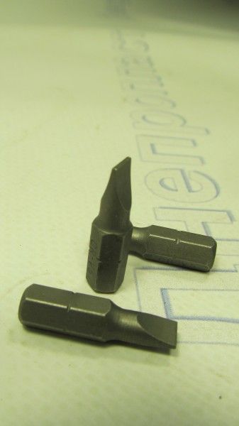 Насадки отверточные SL5.0*25мм сталь MATRIX