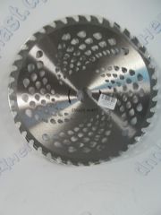 Нож для бензотримера с победит. напайками 255*25,4*1,3*40Т