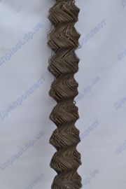 Сетка рабица черная. 1,5м / яч.50*50 /d 1,5 компакт