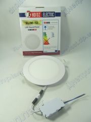 Светодиодный светильник круглый LED 12 W 6400K Slim -12 HOROZ