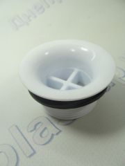 Выпуск пластиковый для ванны (без болта, с наружной резьбой) Выпуск пластиковый для ванны (без болта, с наружной резьбой)