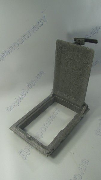 Дверка чугунная поддувная 21см X14см (100913) татарка