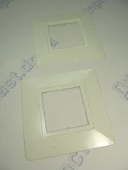 Накладка под выключатель белая и прозрачная