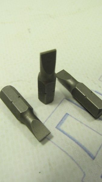 Насадки отверточные SL5.0*25мм сталь MATRIX