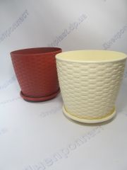 Вазон Ротанг 20 * 18 см (2л)