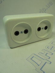 Колодка 2 гнезда (10А)