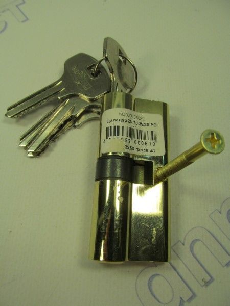 Цилиндр ZN 70 35/35 РВ (цинк) англ.кл. Империал