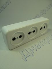 Колодка 3 гнезда (10А)